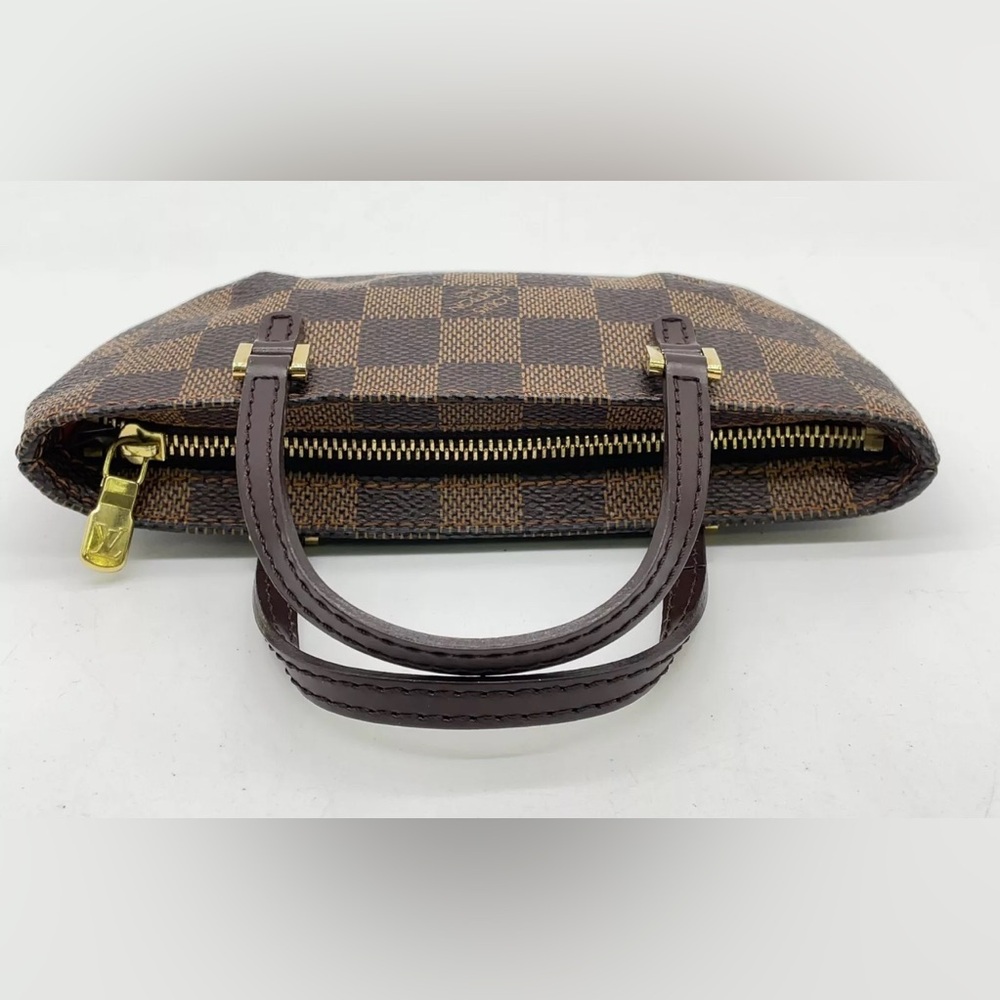 Authentic Louis Vuitton Damier Ebene Manosque GM Pouch W/Box mini bag - Picture 4 of 17